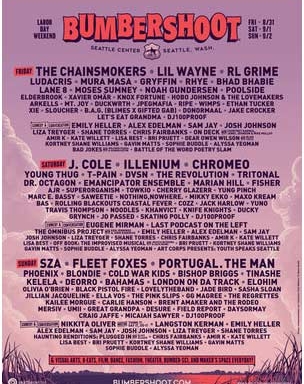 Flyer Bumbershoot Seattle