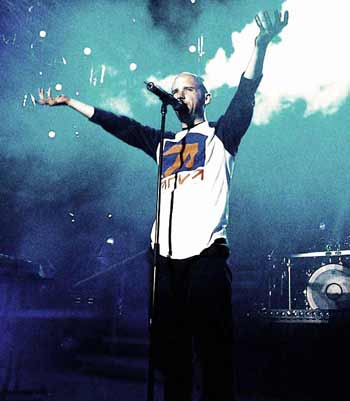Artist DJ Moby on Stage